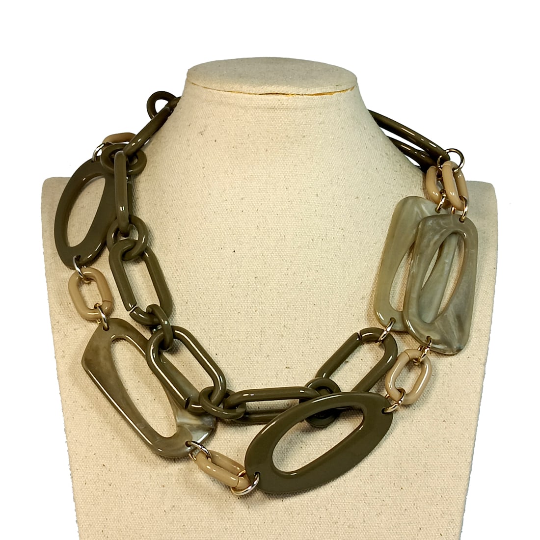 A GREAT LUCITE NECKLACE MADE IN ITALY BY DESIGNER ALISHA D. (1 of 4)