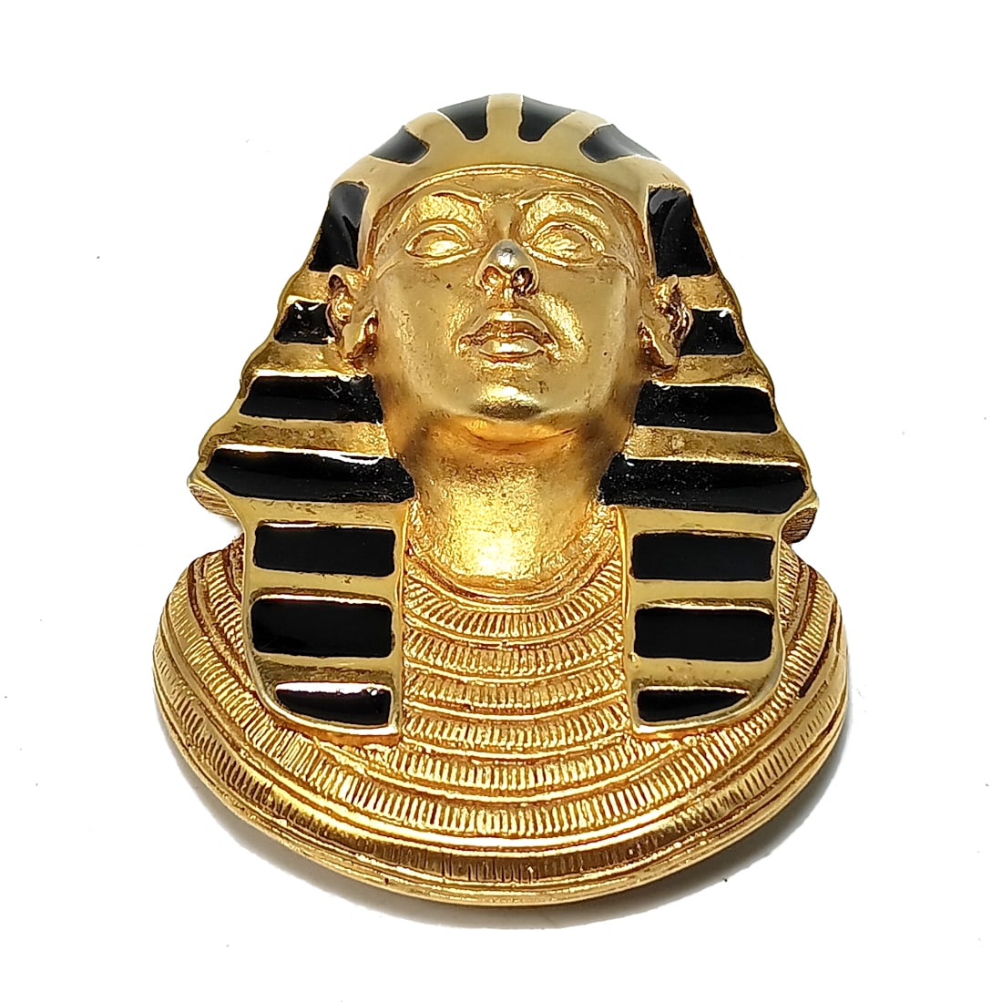 A VINTAGE EGYPTIAN REVIVAL BROOCH KING TUT BY ERWIN PEARL (1 of 4)