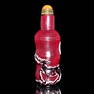 FINE CHINESE PEKING GLASS SNUFF BOTTLE DEER BAMBOO SHAPE QIANLONG SEAL