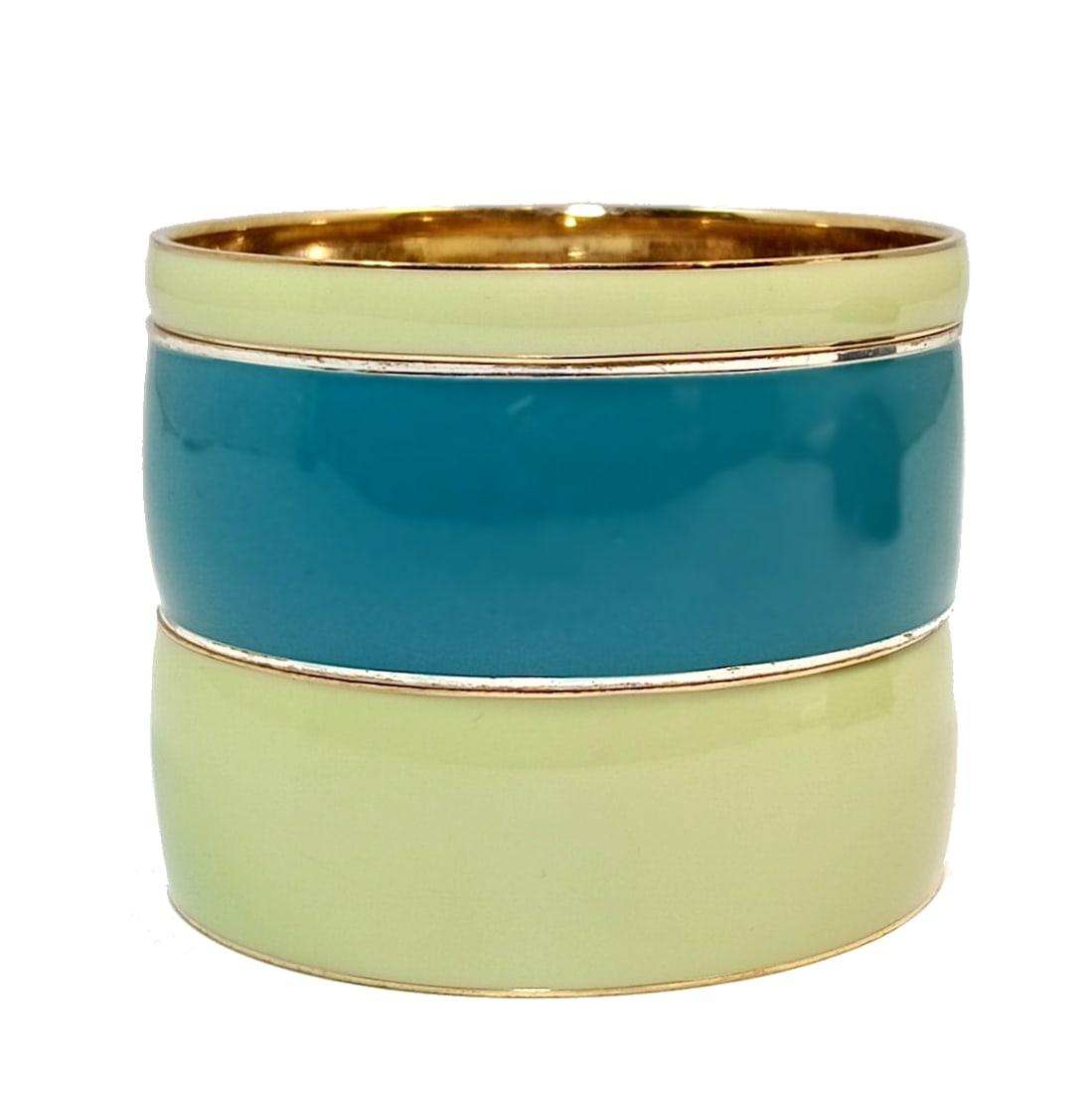 3 BEAUTIFUL ENAMELED BANGLE BRACELETS J. CREW (1 of 4)
