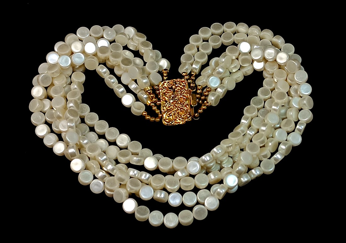 A 1950'S VINTAGE NECKLACE BY GIULIANO FRATTI MILAN (1 of 4)