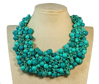 A FABULOUS HIGH-END STATEMENT NECKLACE BY DESIGNER ALDO
