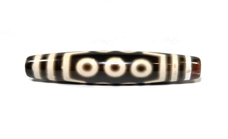 10 EYES SINO-TIBETAN AGATE DZI MASTER BEAD LARGE   78MM