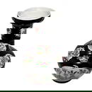 ANTIQUE CHINESE FAMILLE NOIR VASE 18-19TH C