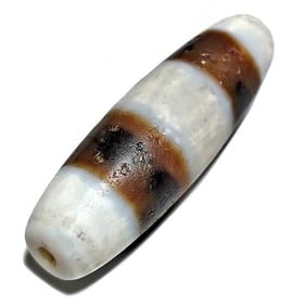 SINO-TIBETAN AGATE DZI BEAD 46MM