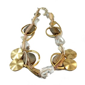 AN IMPRESSIVE HIGH-END NECKLACE BY DESIGNER CHICO'S 18"