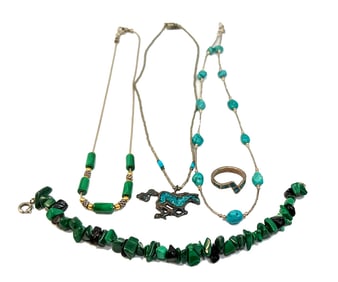 A VINTAGE SOUTHWESTERN JEWELRY LOT