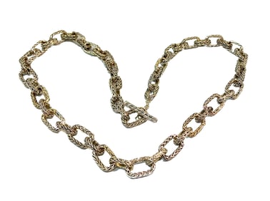 AN IMPRESSIVE NECKLACE BY DESIGNER ETIENNE AIGNER  22"