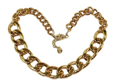 AN ELEGANT LINK NECKLACE BY TALBOT'S   19"