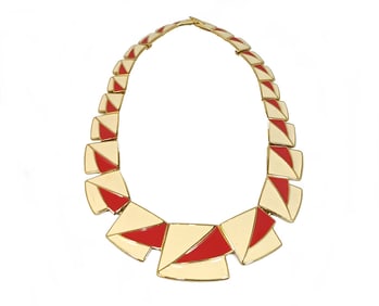 A STUNNING TRIFARI NECKLACE DESIGNED BY KUNIO MATSUMOTO 17"