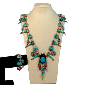A FASCINATING NECKLACE & BRACELET ORIGINAL BY STEFAN DINU