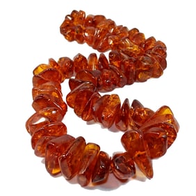 RARE 295 GRAMS ENORMOUS NATURAL BALTIC AMBER NECKLACE
