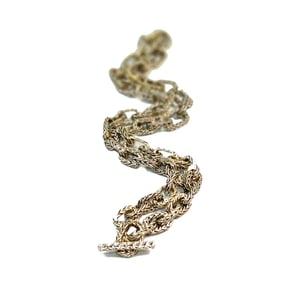 AN IMPRESSIVE NECKLACE BY DESIGNER ETIENNE AIGNER  22"
