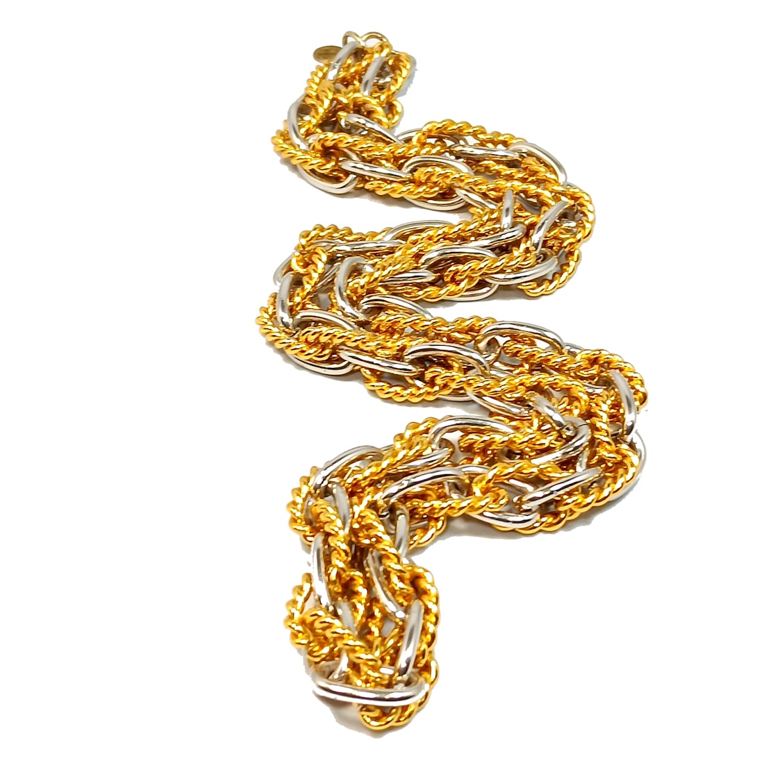 A STUNNING SIGNED DESIGNER NECKLACE BY LES BERNARD 28" (1 of 4)