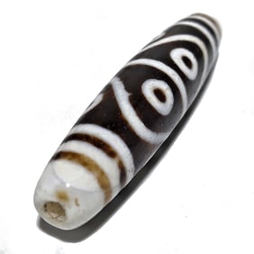 BEAUTIFUL AGATE DZI BEAD 8 EYES PATTERN 57MM