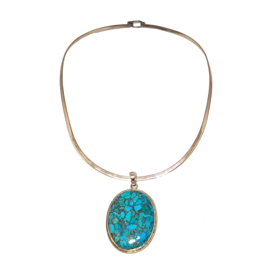 A WONDERFUL VINTAGE 925 MEXICO NECKLACE
