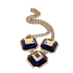 A HIGH END VINTAGE ART DECO NECKLACE 19"