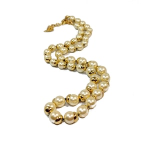 VINTAGE FAUX PEARL NECKLACE BY COLDWATER CREEK 26"