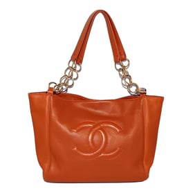 AUTHENTIC VINTAGE CHANEL CAVIAR LEATHER TOTE BAG ORIGINAL AUTHENTICITY CARD