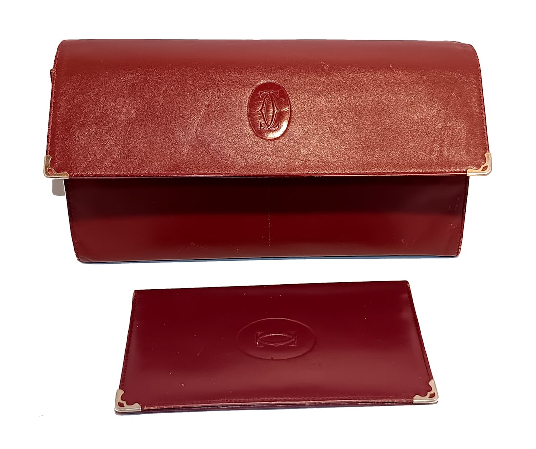 美品‼︎◆Cartier◆マスト コインケース ポーチ ゴールド金具 カルティエ Cartier Bags & Purses for Sale at Auction