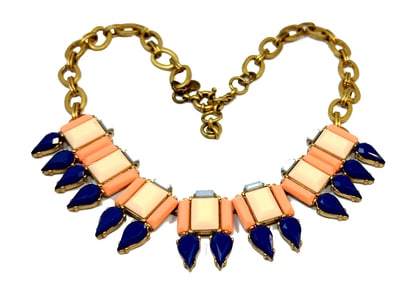 AN ELEGANT HIGH-END NECKLACE BY DESIGNER J. CREW