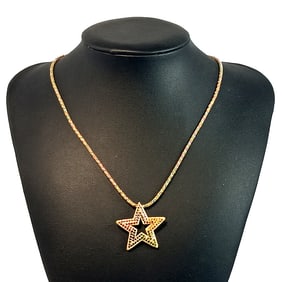 ELEGANT VINTAGE NECKLACE BY FRENCH DESIGNER HABAHA PARIS