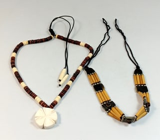 A BEAUTIFUL LOT OF 2 VINTAGE SOUTHWESTERN NECKLACES