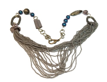 VINTAGE NECKLACE ITALIAN DESIGNER HELENE MENACHE 36"