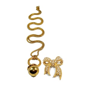 VINTAGE NECKLACE  BROOCH BY DESIGNER ANNE KLEIN