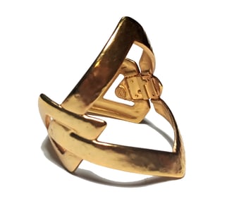 FINE VINTAGE SIGNED KENNETH LANE CUFF 2.1" D