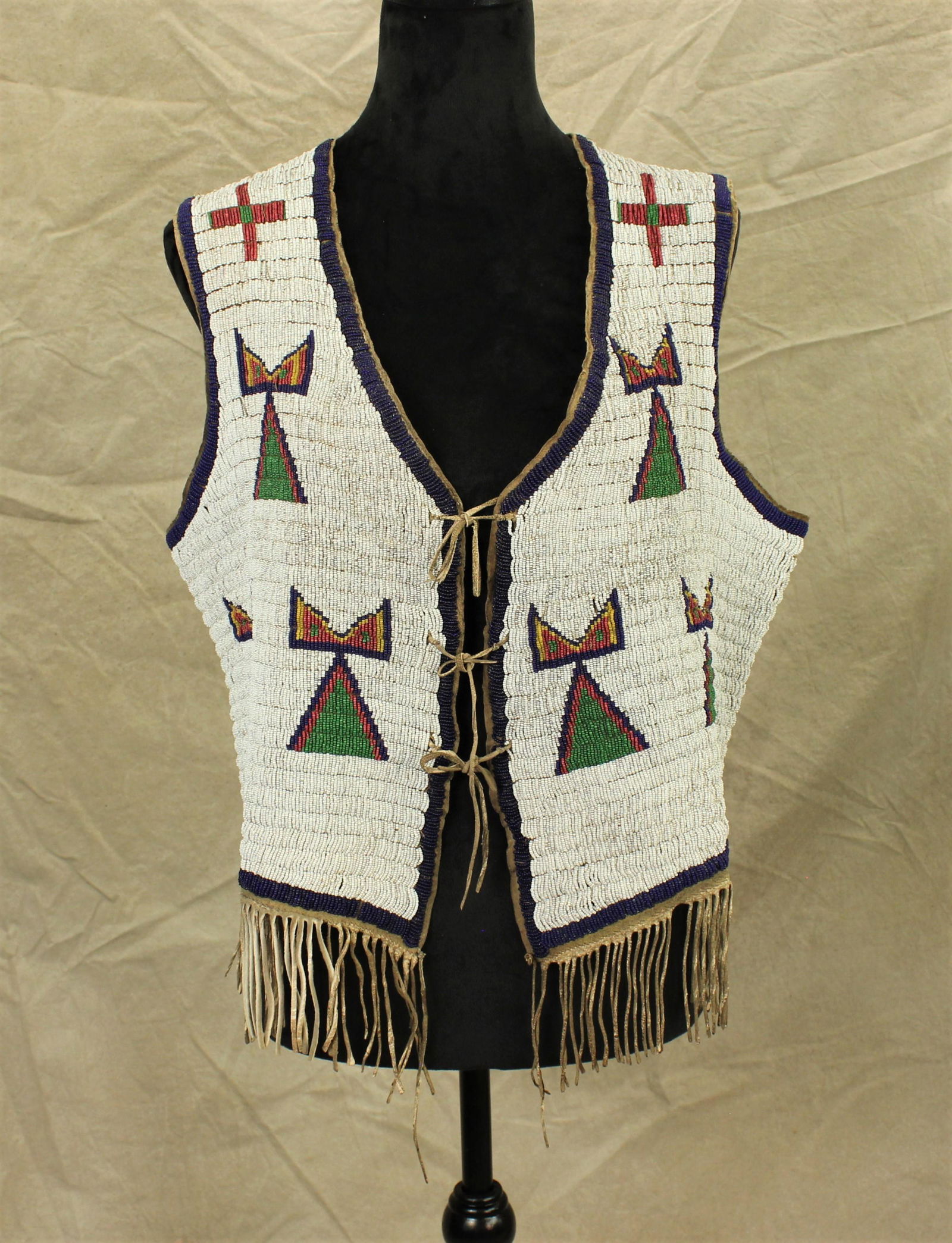 Plains Indian Beaded Vest (1 of 4)