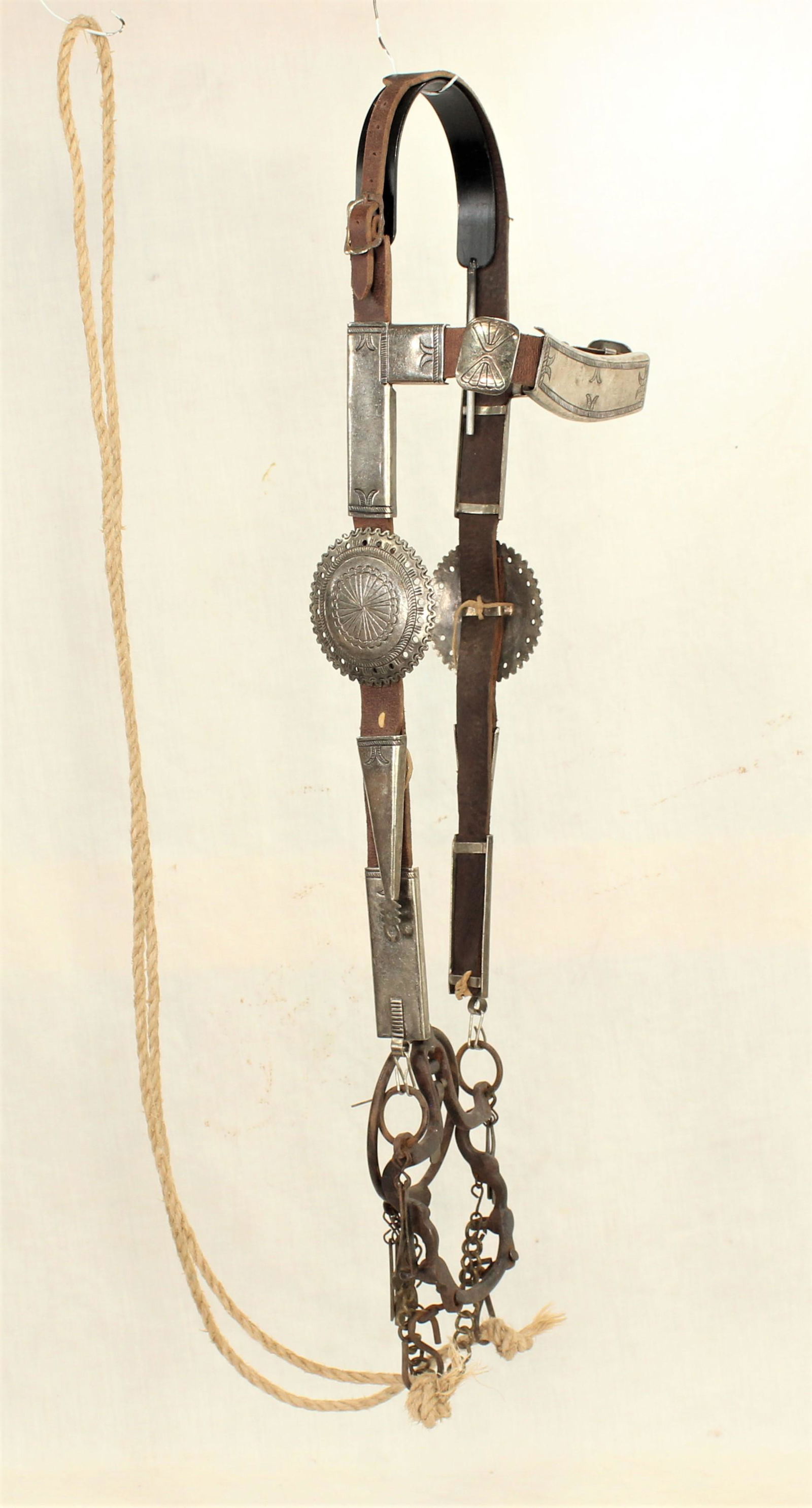 Navajo Silver Bridle (1 of 3)
