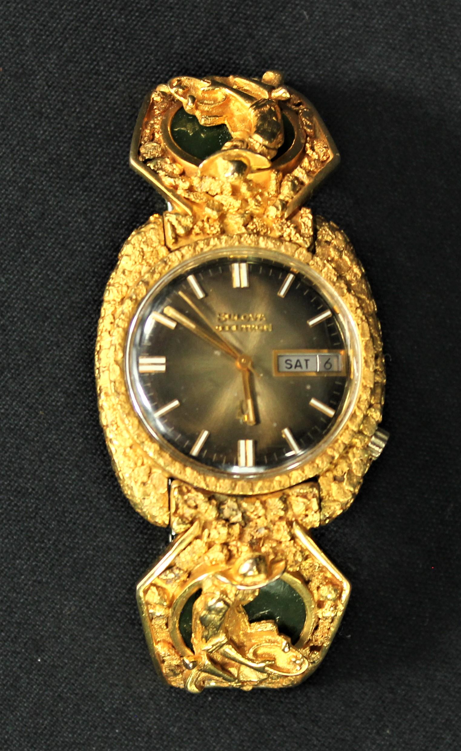Bulova Gold Nugget Watch Auction