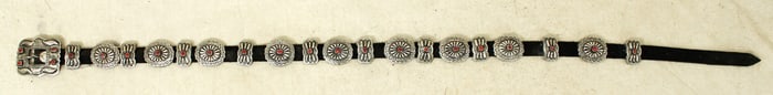Navajo Silver Concho Belt