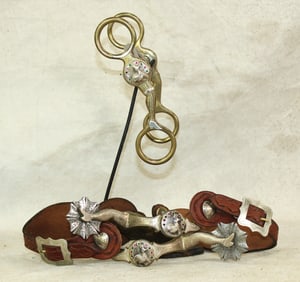 Jerry Wallace Bit and Spur Set