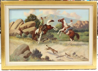 Charles Damrow Oil Painting