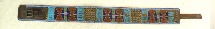 Crow Indian Beaded Belt