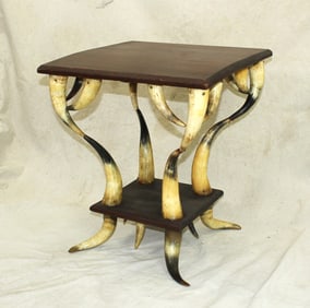 Horn Parlor Table