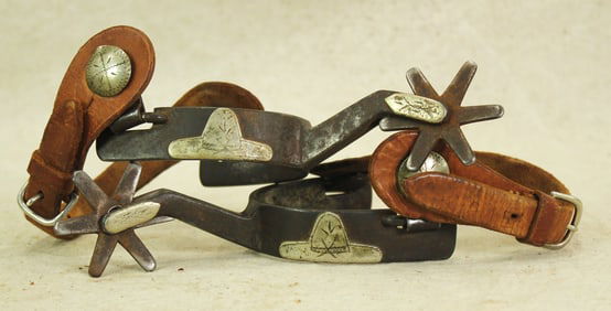 Inside Marked Crockett Spurs