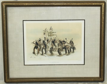 George Catlin Lithograph