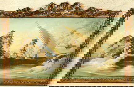 V. Tojetti Watercolor Painting