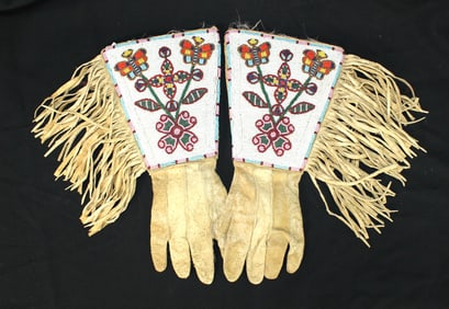 Native American Beaded Gauntlets
