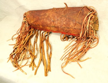Northern Plains Parfleche Bonnet Case