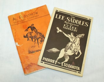 Two very desireable catalogs from well known saddle makers E.C. Lee of Pierre SD and Al Furstnow of
