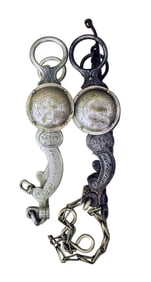 An interesting pair Buerman "Daisy" pattern bits with one being an early iron spade bit, and the
