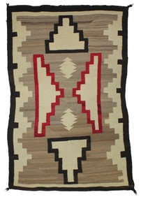 A Crystal pattern 1920's rug with great eye appeal and size. Measuring 35'x 52".