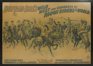 This extraordinary poster showcases a stunning glimpse into the larger-than-life spectacle that was