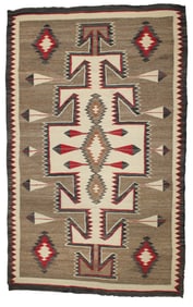 A distinctive hand woven weaving with extensive design of pictoral feathers, done with beautiful