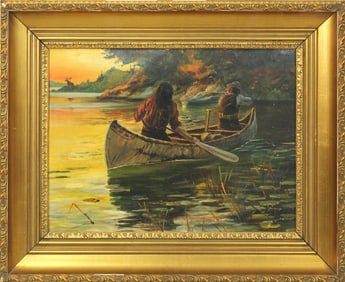 An incredible oil on board, unmarked but with great subject that is classic to the famous artist