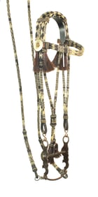 A fabulous, one of only 3 known horsehair bridles that is signed by the maker "NST" and dated with